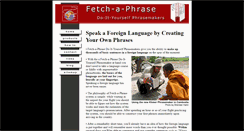 Desktop Screenshot of fetchaphrase.com